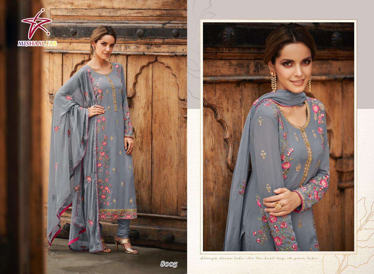 MISHAAL FAB  SUPER HIT DESIGN 8005