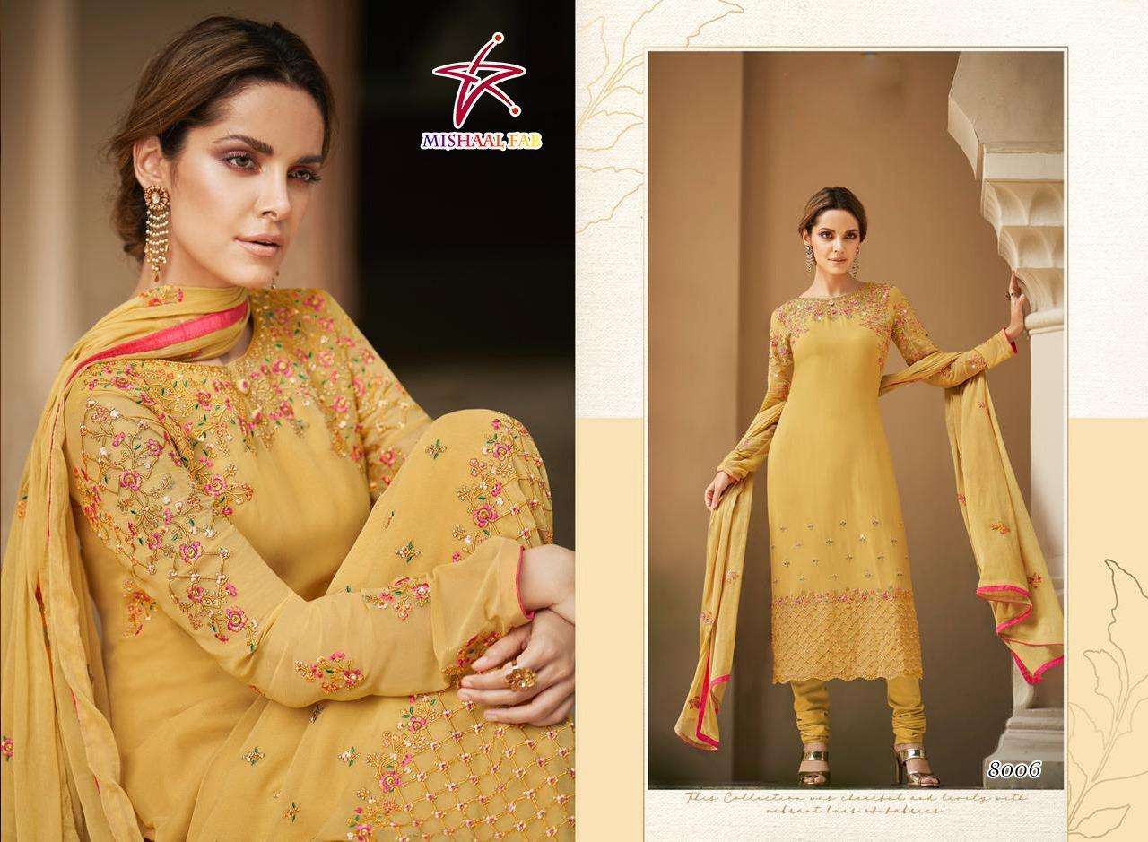 MISHAAL FAB  SUPER HIT DESIGN 8006